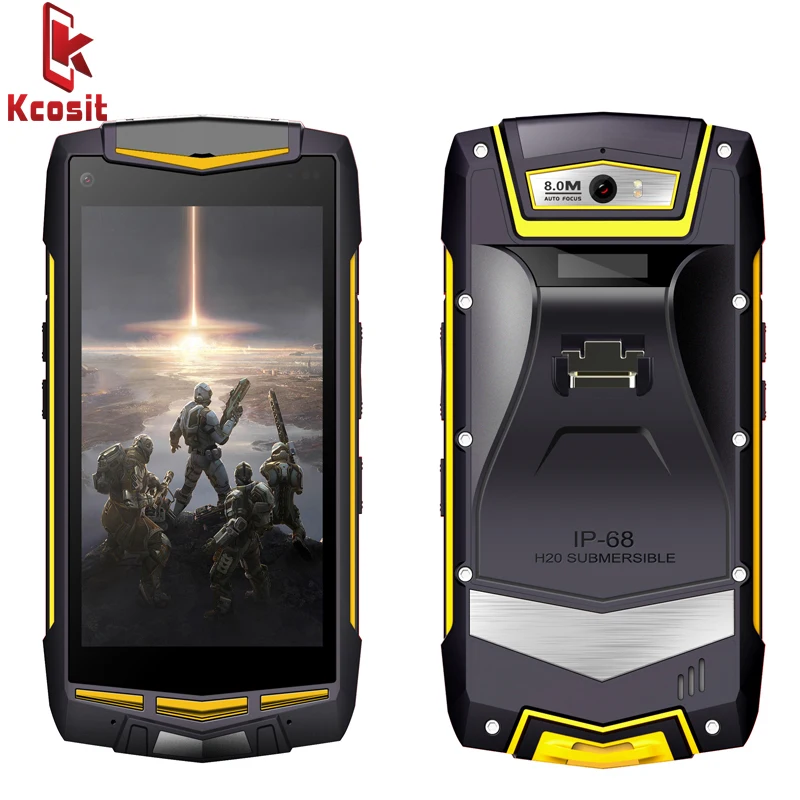 

China Handheld Data Collector PDA Terminal Kcosit V2 2D Laser Barcode Scanner Android 5.1 IP67 Waterproof Scanning 5" TYPE-C USB