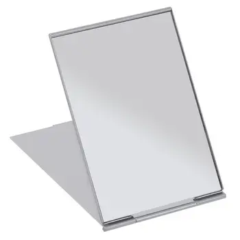 

Portable Folding Makeup Mirror Single Side Travel Shaving Make up Mirror For Cosmetic Bedroom Bathroom