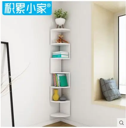 

Fan shelf wall corner shelf wall rack wall hanging wall corner rack