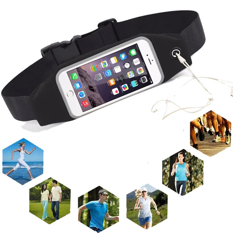 

Sport Accessories Gym Waterproof Belt Pouch Waist Bag Universal Phone Case For doogee x5 max pro oukitel k4000 pro homtom ht3