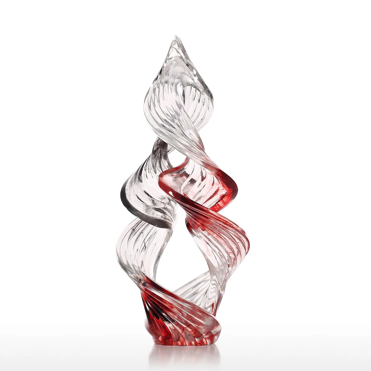 

Hotel Home Decoration Transparent Resin Home Crafts The Life of Tree Model Modern Sculpture