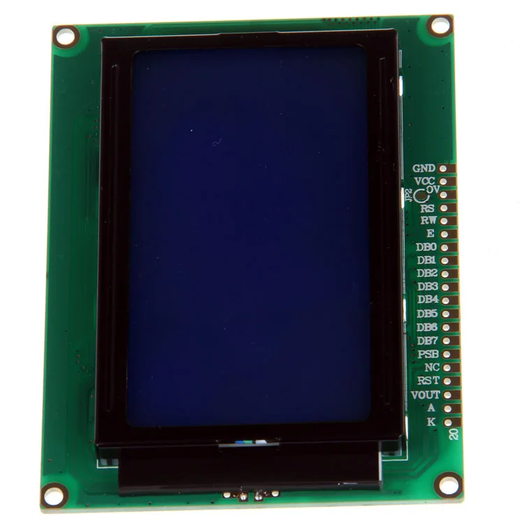 Графический модуль Geetech LCD12864 128x64 Dots ЖК дисплея ST7920 для Arduino|controller control|control modulecontrole
