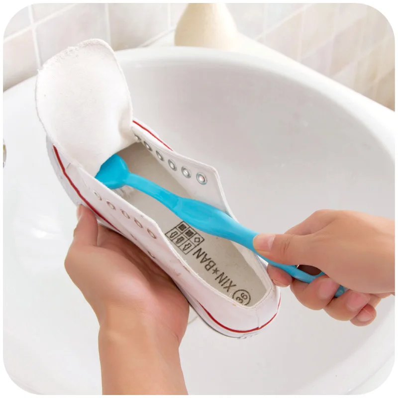 

Multifunction double long handle clean shoe brush, brush the inside edge shoes, shoe brush decontamination