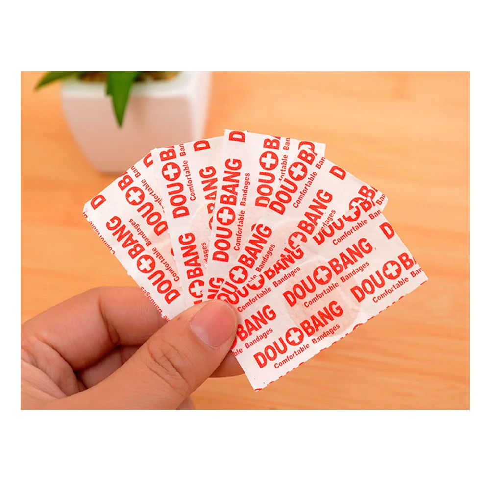 

Sumifun 50Pcs Round Band Aid Waterproof Breathable Bandage Adhesive Sterile Wound Paste Medical Plaster D0230