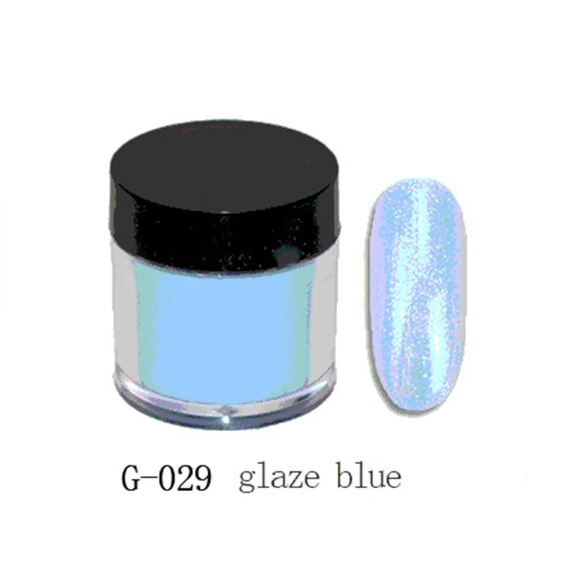 

G-029 Blue Dipping Powder Without Lamp Cure Crack and Chip Resistant Nails Dip Powder Long Lasting Gel Nail Dip #02 Color