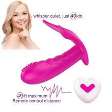 3 Speeds Wearable Vibrator Wireless Remote Control Vibrator Rechargeable Waterproof Female Masturbation Vaginal Dildo Vibrator