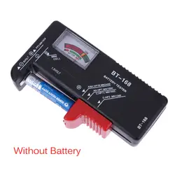 BT168 Универсальный цифровой батарея тестер электронный батарея Вольт проверки для AA AAA 9 в кнопки сотового Multi размеры Напряжение метр