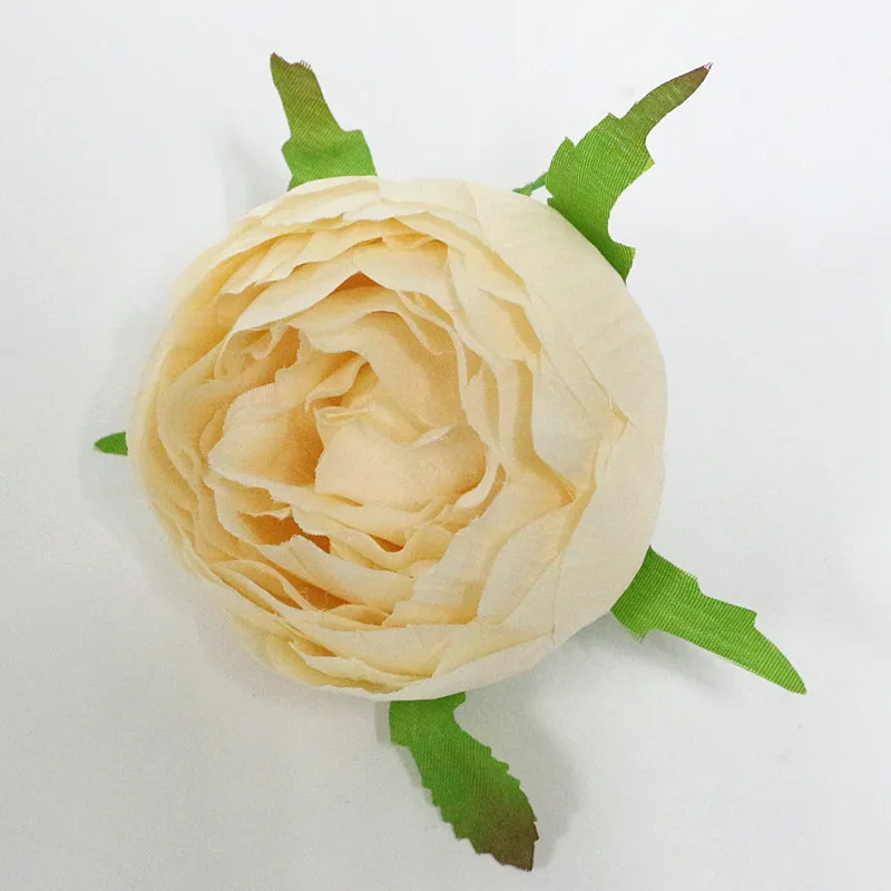 Flone 7cm High Quality Artificial Peony Flower Heads DIY Silk Flower Head Fake Flowers Wedding Home Party Decor Art Flores (3)