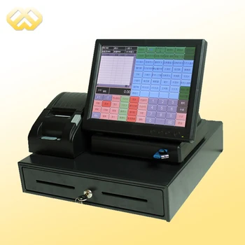 POS1201 12 Inch All In One Touch POS Machine With Integrated POS Software