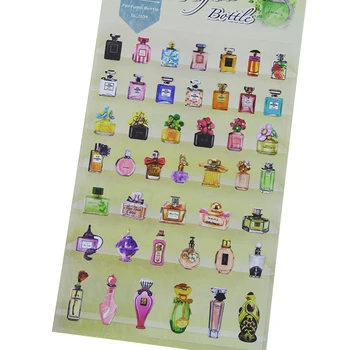 

1 X Daisyland Perfume Bottle Adhesive Paper Sticker Decorative Diy Scrapbooking Planner Sticker Kawaii Stationery