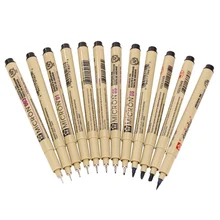 4 шт Сакура пигма микрон иглы для рисования эскиз мультфильм archival чернила гелевая ручка steriey графический дизайн ручка анимация искусство