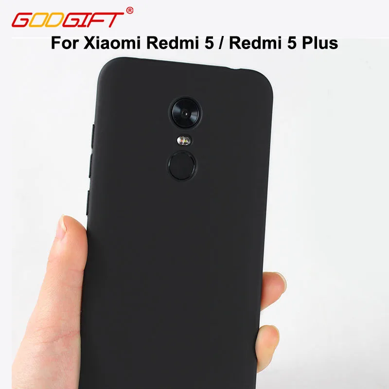 

GodGift For Xiaomi Redmi 5 Case Luxury Matte Redmi5 Plus Silicone Soft Cover For Xiomi Xiaomi Redmi 5 Plus Phone Case Back Cover