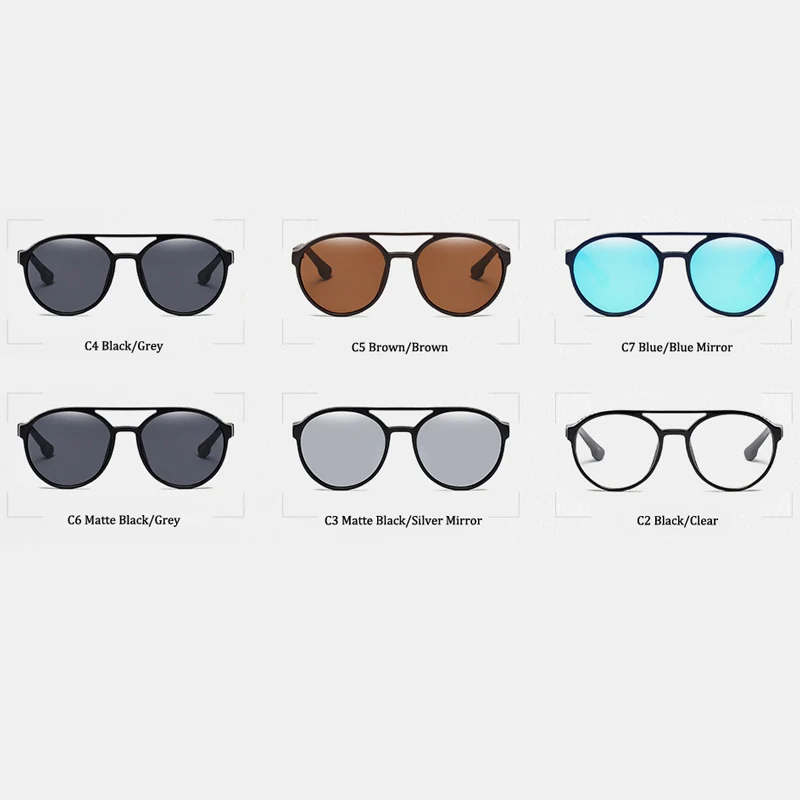 ALOZ MICC, мужские круглые солнцезащитные очки в стиле стимпанк, мужские брендовые дизайнерские модные солнцезащитные очки в стиле панк с боковой сеткой, UV400 Q599