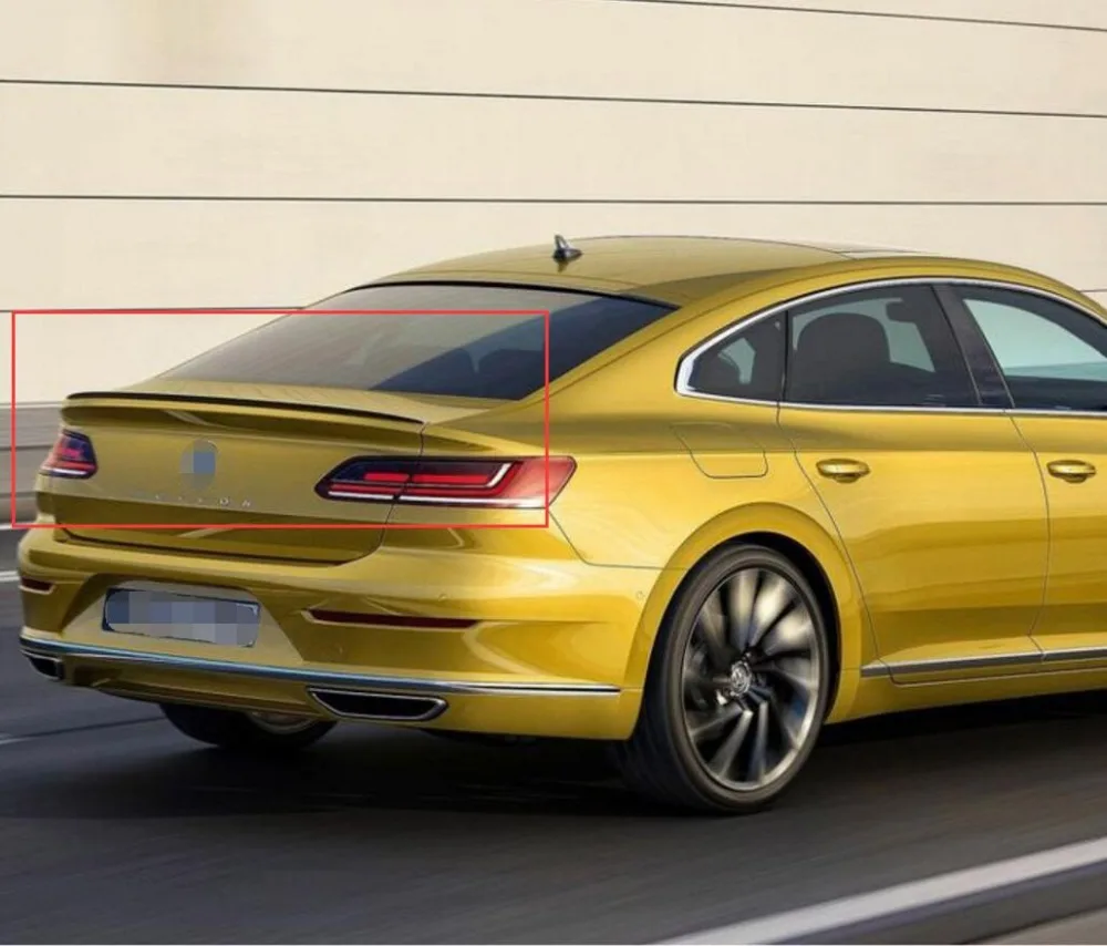Спойлер для Volkswagen New CC 2018-2019 высококачественный спойлер из АБС-пластика заднего