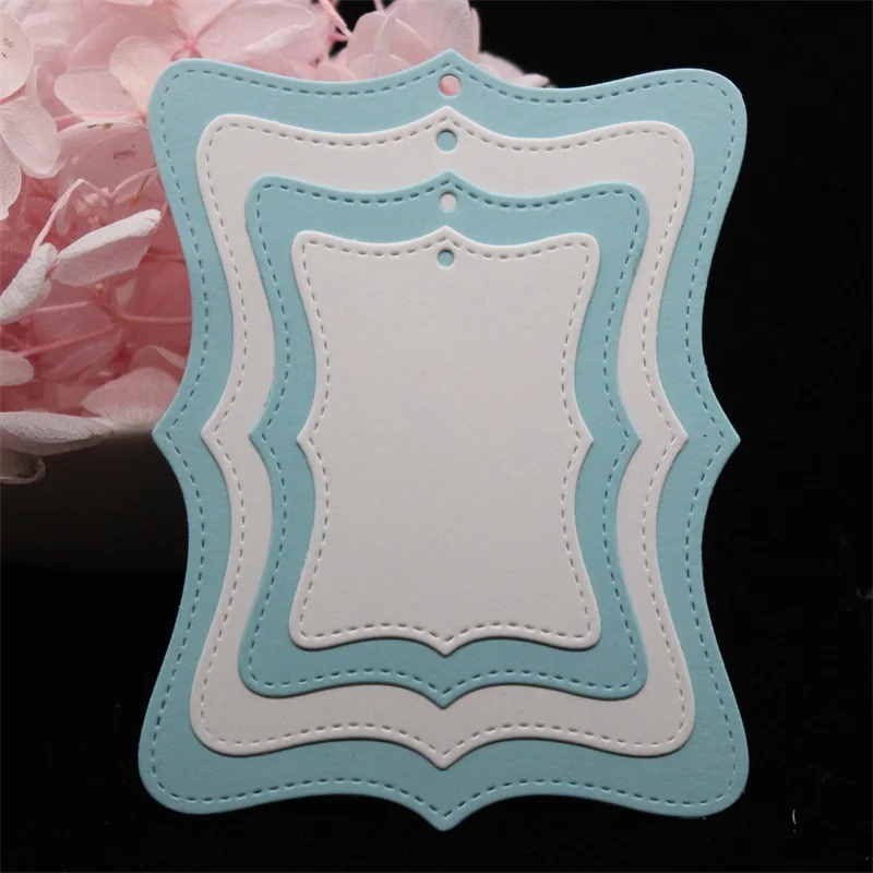 

KSCRAFT Tag Cards Metal Cutting Dies Stencils for DIY Scrapbooking/photo album Decorative Embossing DIY Paper Cards