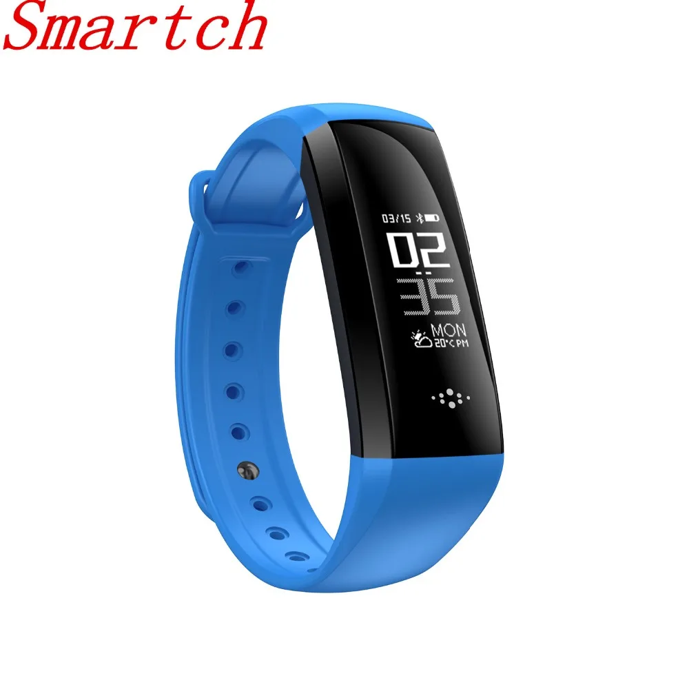 

Smartch M2S Smart Band Bracelet Blood Pressure Oxygen Oximeter Heart Rate Bluetooth Watch Fitness Tracker PedometerIOS/Android v