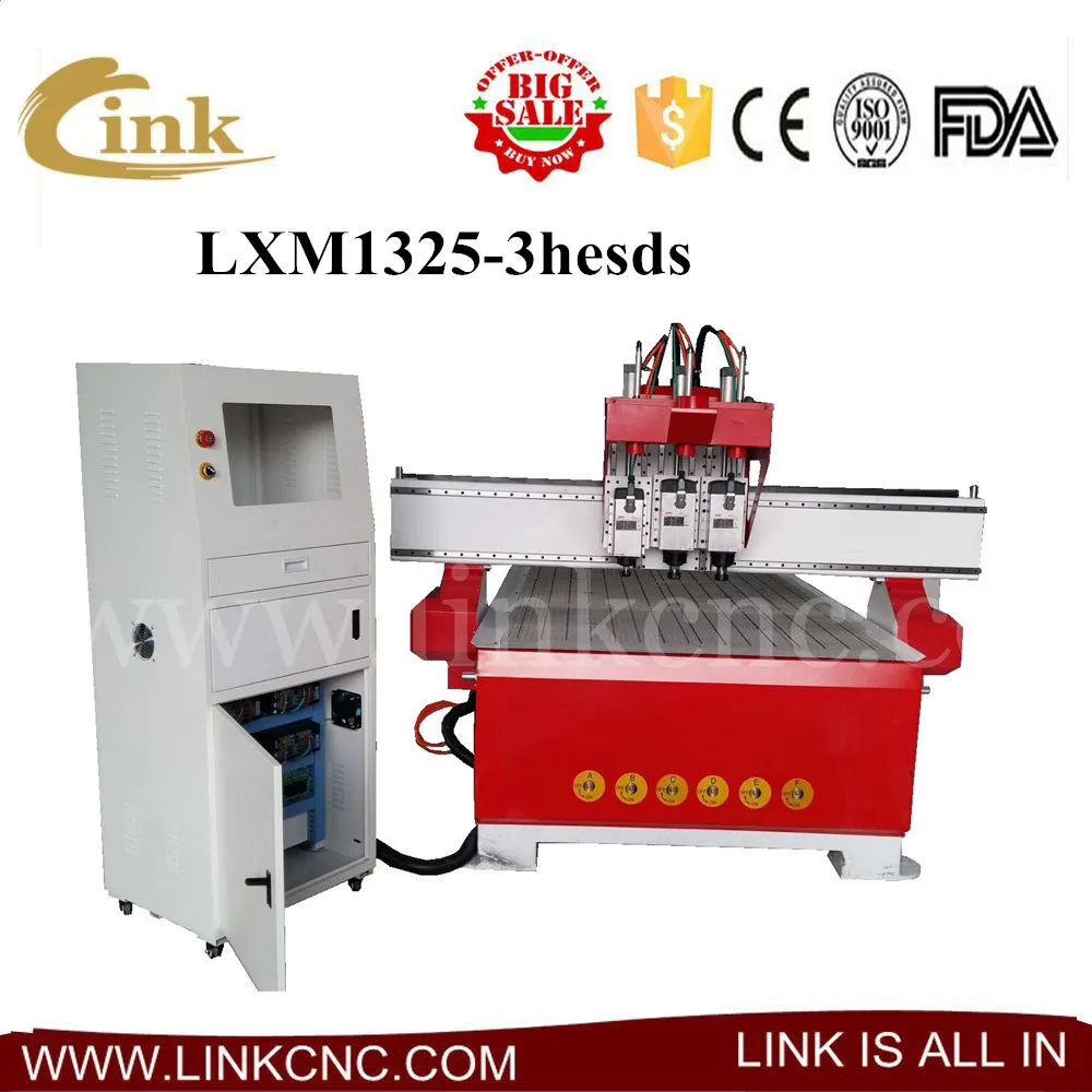 Efficient Environment friendly пылесборник для чпу 1325 3 голов cnc router дерева|cnc routers for wood|router woodfor |