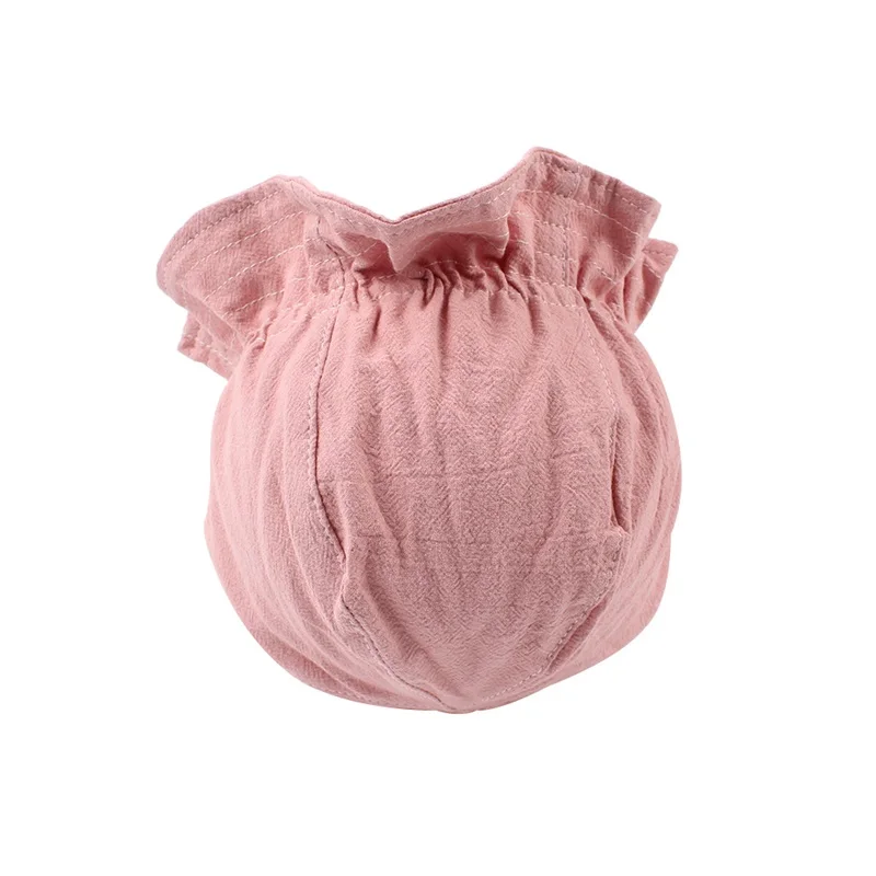 Cute Cotton Baby Beanie Hat Elastic Double Side Hat For Girls Fashion Baby Girls Bucket Hat Summer Sun Cap Baby Boys Clothing (8)