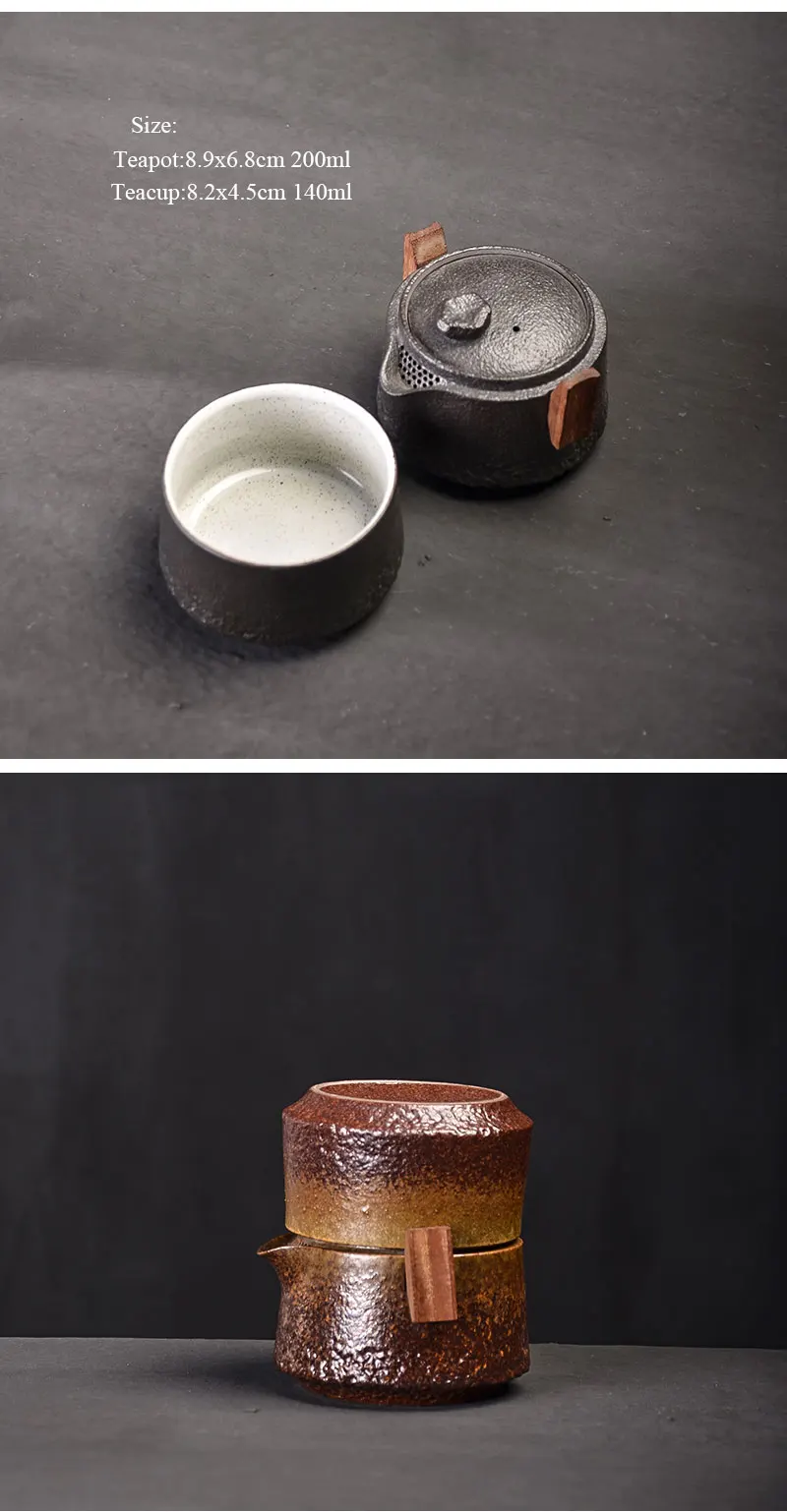 TANGPIN японская керамика чайник Gaiwan чашка ручной работы портативный дорожный чайный сервиз, кружка для вина