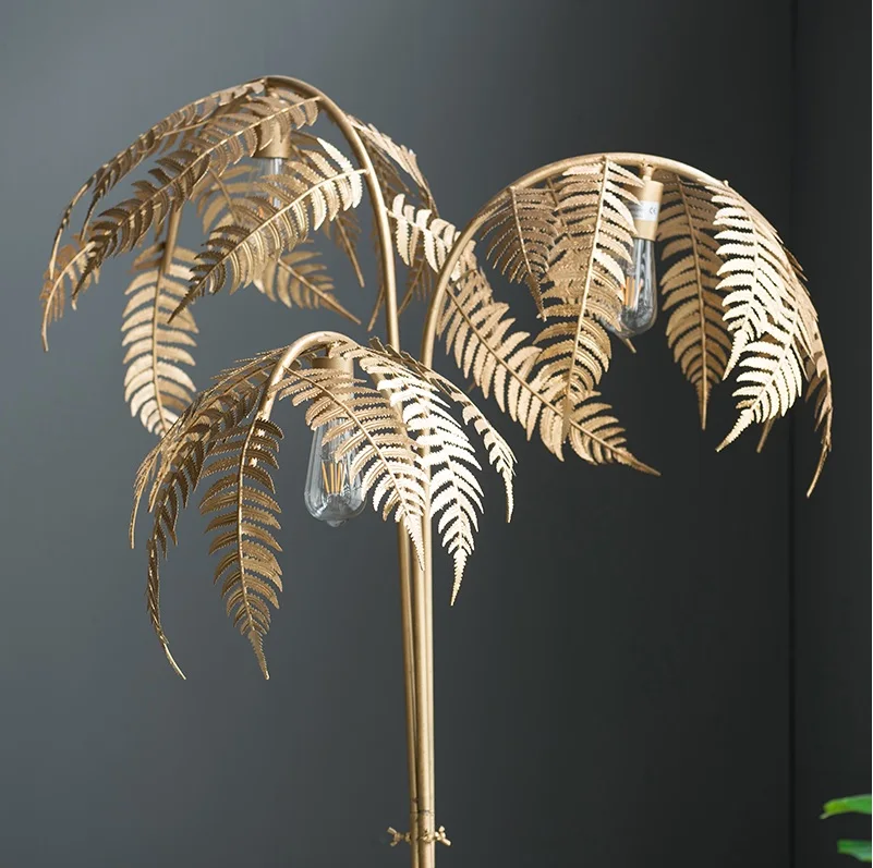 10x 180cm Metal Palm Tree Floor Lamp With Golden Finish 3 Light Gold Tree Floor Lamps Aliexpress