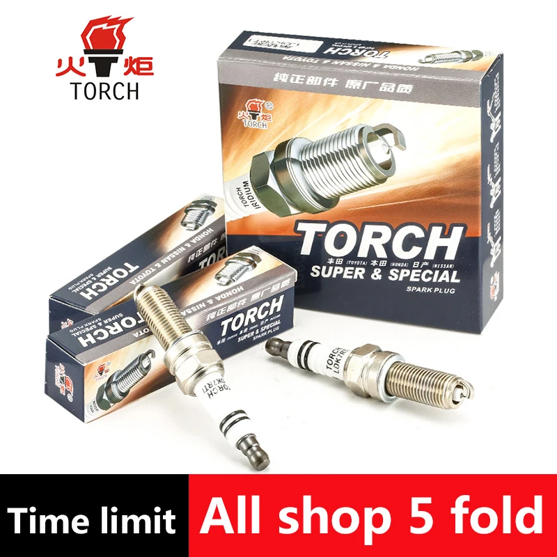 4packs/6packs China original TORCH spark plugs YR7DC/DCPR7E/IXU22/RA8MCX4/DK7RTC 4packs/6packs China original TORCH spark plugs YR7DC/DCPR7E/IXU22/RA8MCX4/DK7RTC