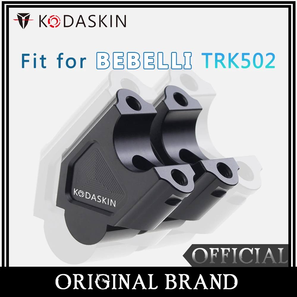 

KODASKIN Motorcycle Handlebar Riser Handle Bar Clamp Extend Adapter Accessories for BEBELLI TRK502