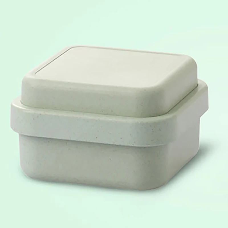Green MICCK Многофункциональный Ланч-бокс для микроволновки из бамбукового волокна материал для здоровья двухслойный контейнер для хранения пищи открытый для пикника студентов - Цвет: Green