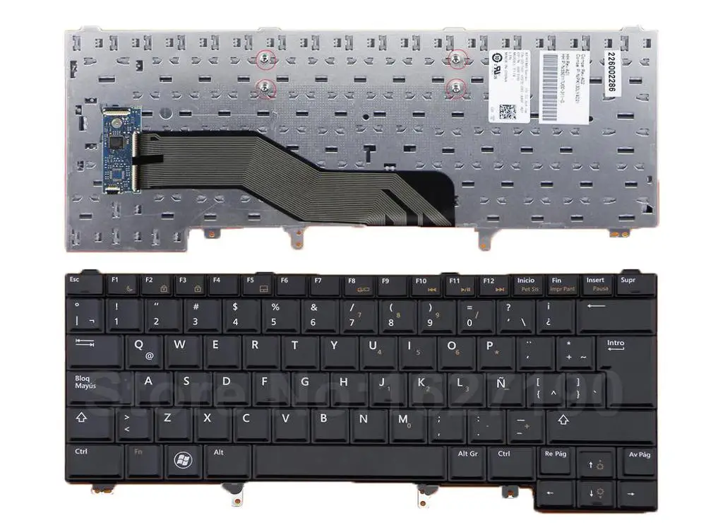 New La Latin Laptop Keyboard For Dell Latitude E6420 E5420 E6220 E6320