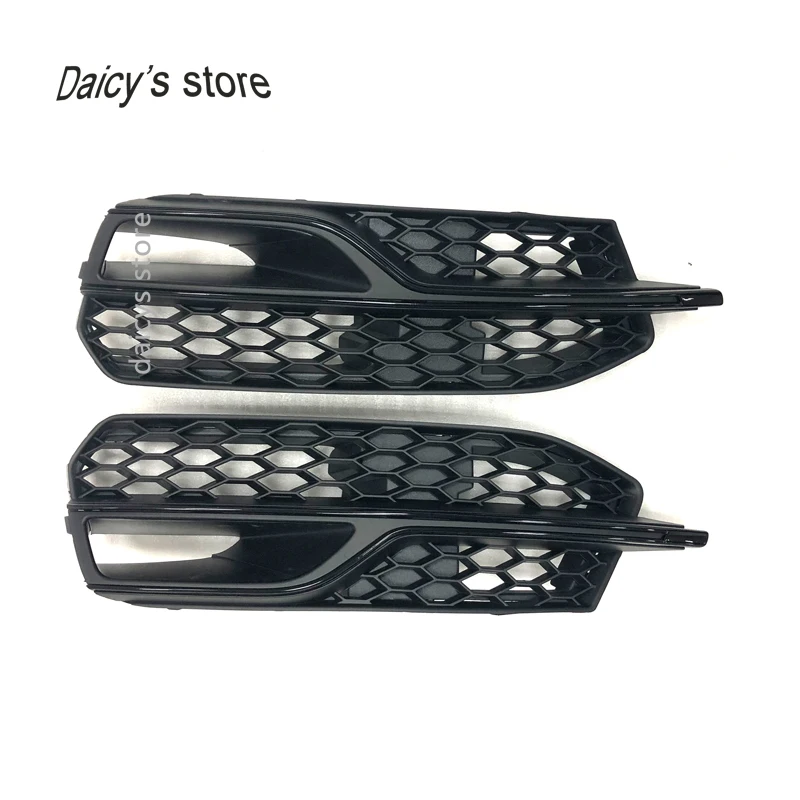 

S3 styling ABS honeycomb mesh Front Grille Car Bumper side Grills For Audi S3 2013-2016