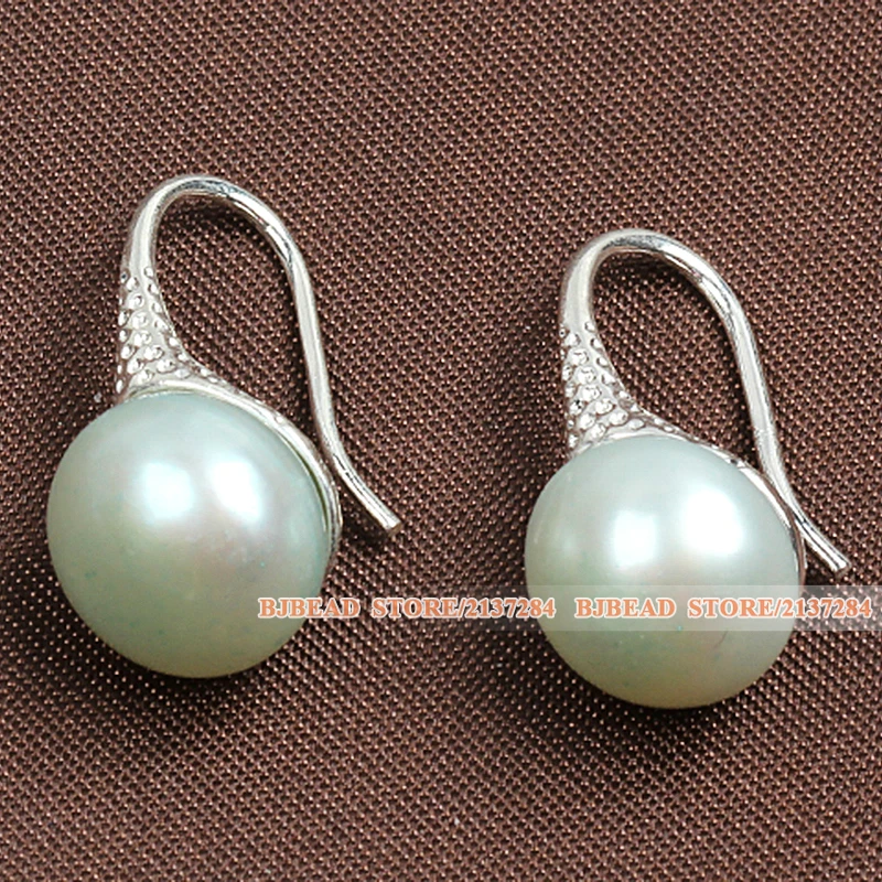 

Young Style And Cute Simple Style Natural Mint Green Freshwater Pearl Earrings For Women Hot Sale