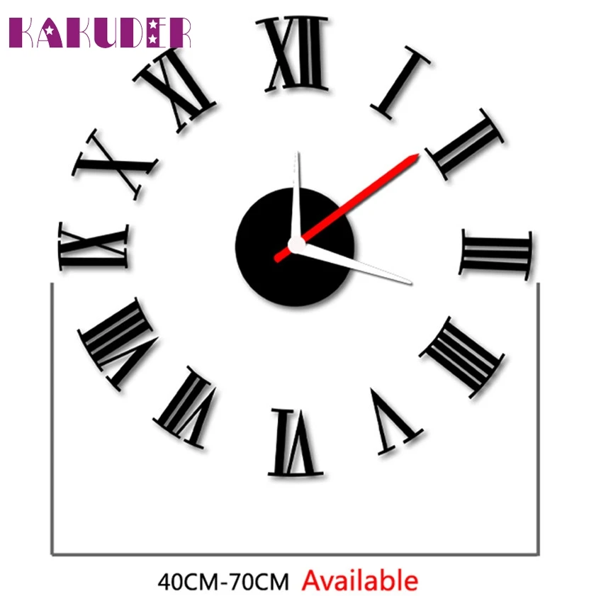Роскошные самоклеящиеся настенные часы Zero Luxury Rome Vogue DIY|decorative clock|clock wall clockwall decor