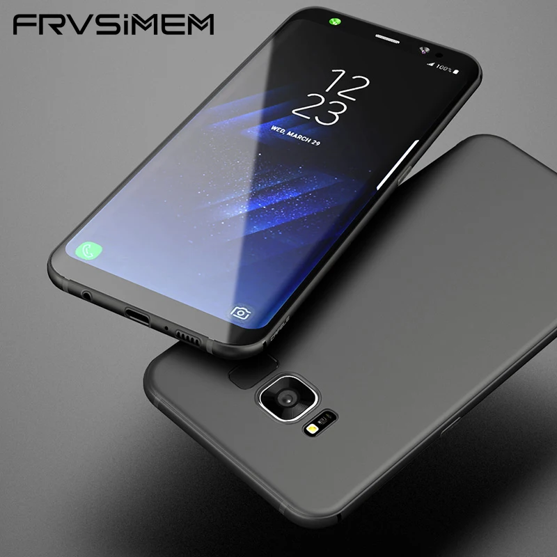 

For Samsung Galaxy S9 S8 Plus S7 edge S6 edge Ultra Thin Soft Matte Phone Case Full Coverage Protect Silicone Phone Cover