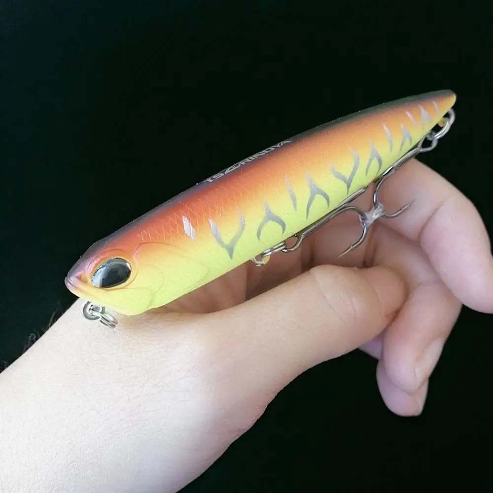 

TSURINOYA DW59 Far distance throwing Floating water Pencil 85mm 10.5g Fishing lure Pencil Articial bait Bass bait Snakehead lure