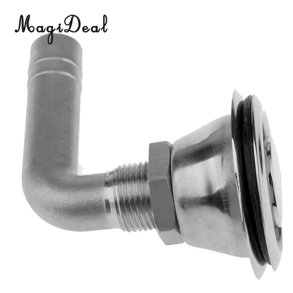 MagiDeal Marine Yacht Hardware 90 Degree 5/8 Inch Boat Flush Fuel  / Water Tank Vent Water Sports Rowing Boats Automotive