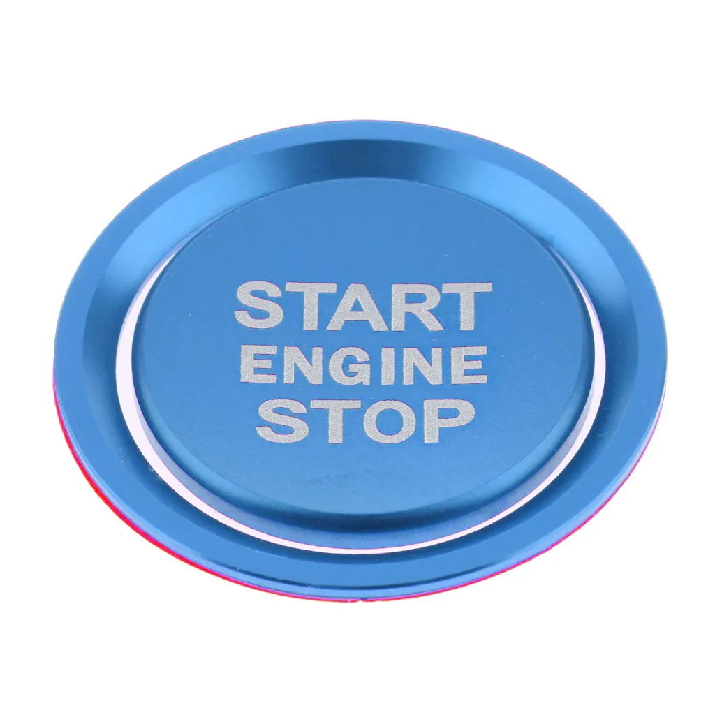 Car Engine Push Start Stop Button Cover Cap Trim Ignition Starter Switch Button knob Sticker Audi A4 A5 B9 2017 2018 Decoration