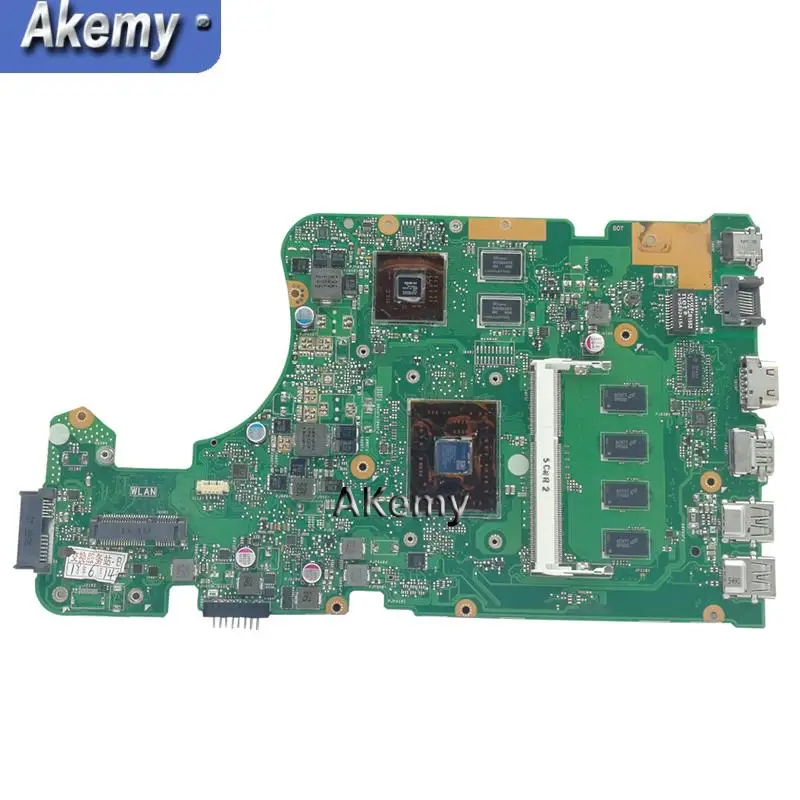 Akemy с A10-8700P 4 Гб ОЗУ X555DG материнская плата для ноутбука ASUS X555DG A555D X555D X555Y X555YI тест оригинальная материнская плата