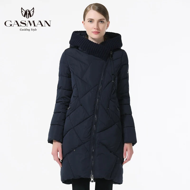 GASMAN Women Down Jacket Parka Brand New 2018 Hooded Overcoat For Women Thickening Bio Down Parka Long Female Plus Size 5XL 6XL