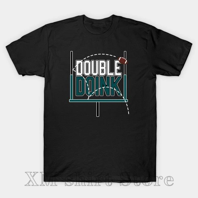 Double Doink Footbal Humour T-Shirt men funny print women tops tee Casual O-neck tshirts | Мужская одежда