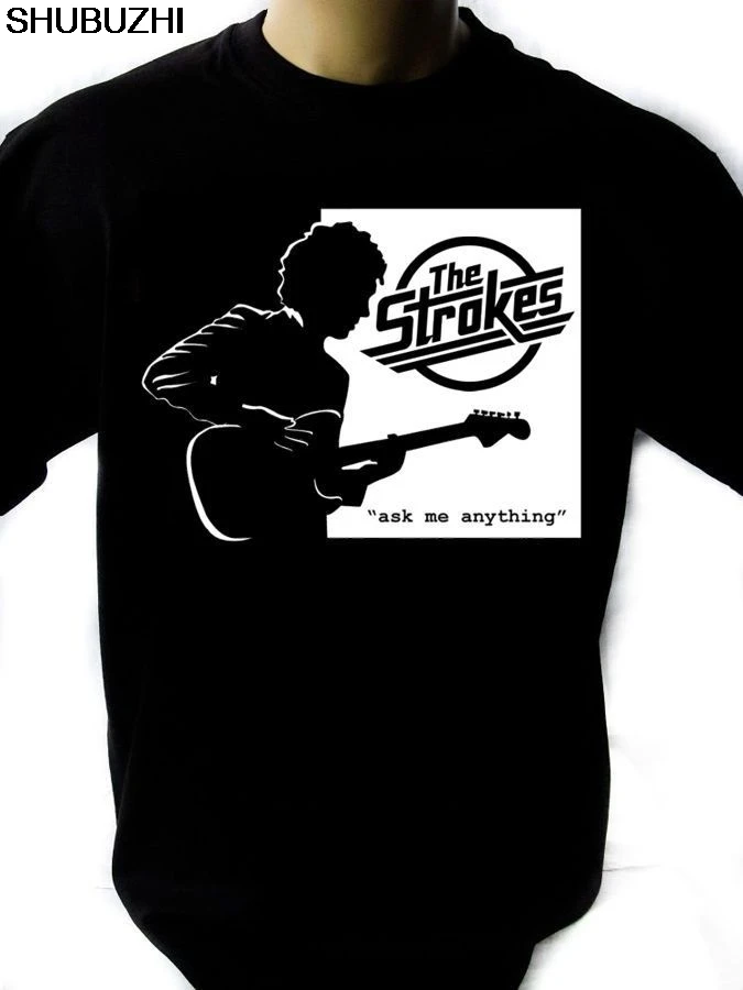 

The Strokes Ask Me Anything Mens Black Rock T-shirt NEW Sizes S-XXXL sbz6362