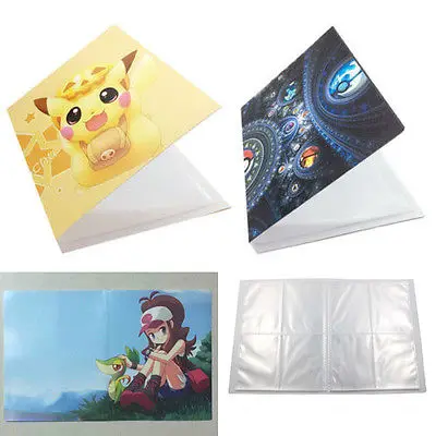 POKEMON Albums 8PAGE 112 CARDS фото коллекционер держатель портфолио/папка/альбом детский подарок