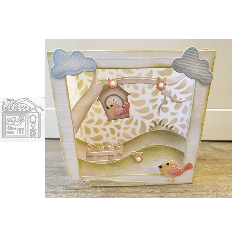 

Branch Little Bird Metal Cutting Dies for Scrapbooking Paper Craft Embossing Die Card Making Stencils New 2019