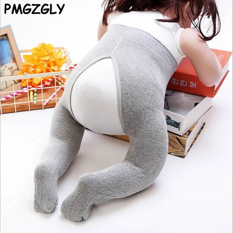 baby Spring/Autumn Tights Cotton Baby Girl Pantyhose Kid Infant Knitted