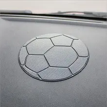 Автостайлинг футбол для панелей, на липкой основе для Pad Противоскользящий коврик gps для телефона ключей держатели легкая чистка высокая термостойкость