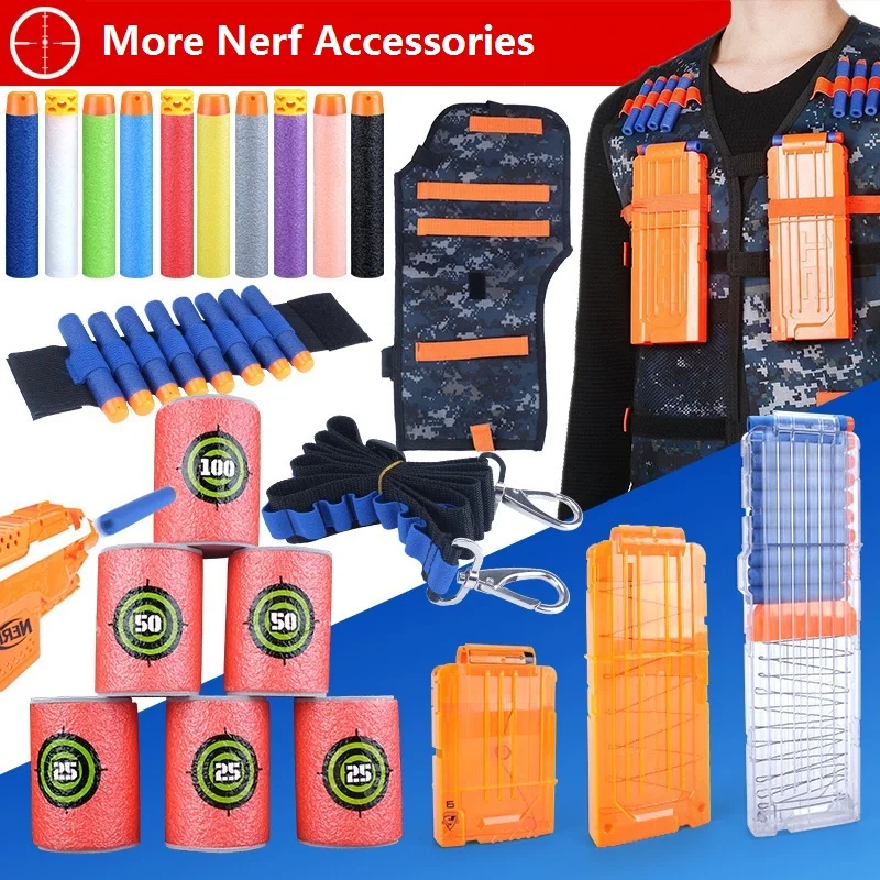 Nerf Bullets 100PCS 7.2cm Nerf Gun Bullet Refill Darts for Nerf Accessories Tactical EVA Soft Spiral Bullet Hollow Head Kids Toy Nerf Bullets 100PCS 7.2cm Nerf Gun Bullet Refill Darts for Nerf Accessories Tactical EVA Soft Spiral Bullet Hollow Head Kids Toy
