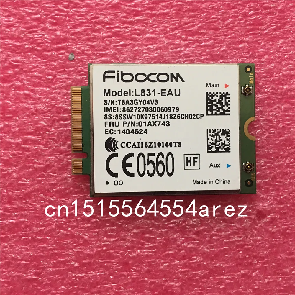 Fibocom L831-eau 4g Lte Mobile For Thinkpad X270 T470 T570 P51s L470 ...