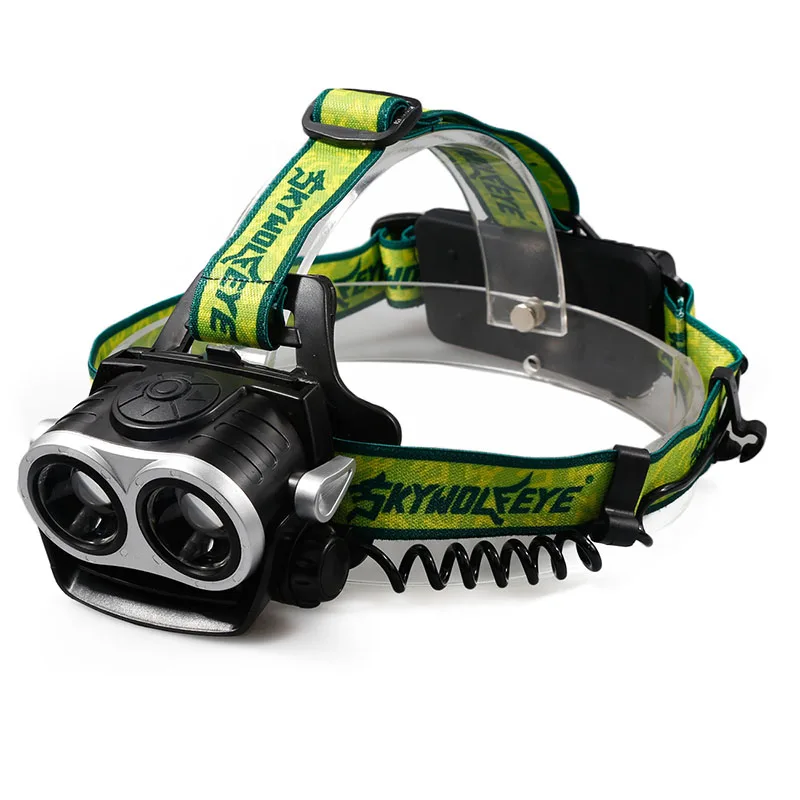 

3 Modes 50000 Lumens T6 Headlights 2X LED Headlights Telescopic Zoom Super Bright Hunting Lights Hunting Camping Fishing