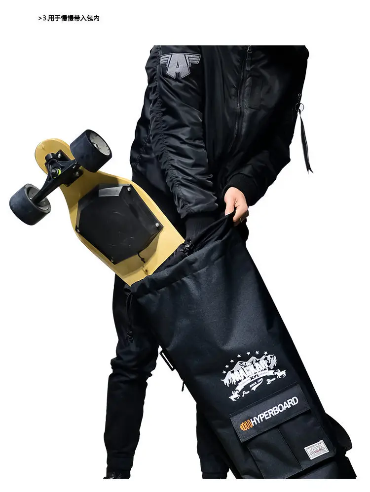 Профессиональный электрический скейтборд сумка 105x40 см Shouler двойной рокер скейтборд рюкзак Многофункциональный шнурок