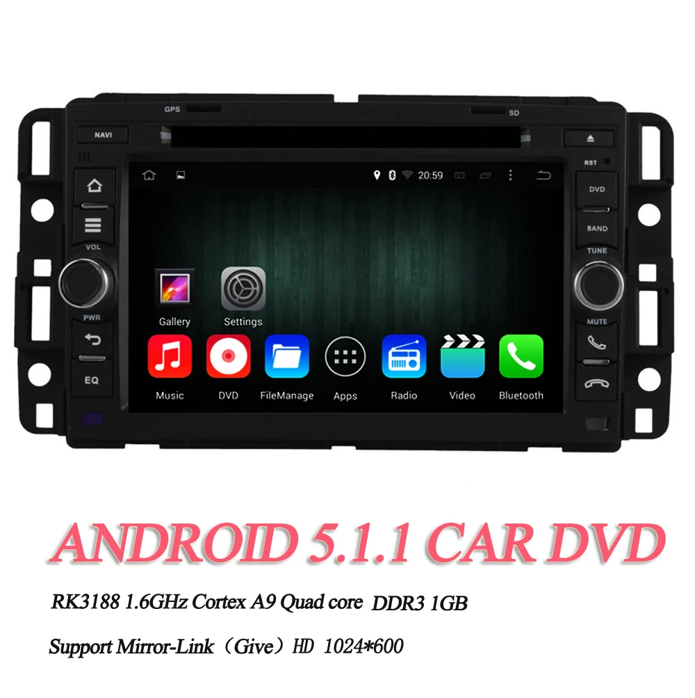 2din Android 5.1.1 Car DVD For Chevrolet Chevy Suburban EXPRESS VAN