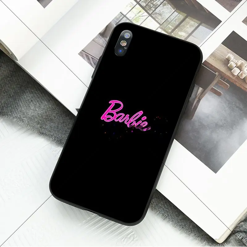 Black background fluorescent small pattern font neon