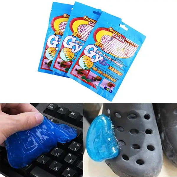 

Clean Glue Gum Gel Car Interior Vent Dashboard Keyboard Dust Dirt Cleaner